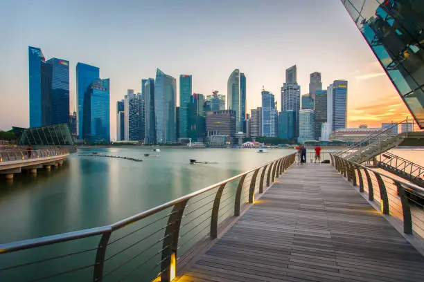 Merlion Park & Marina Bay